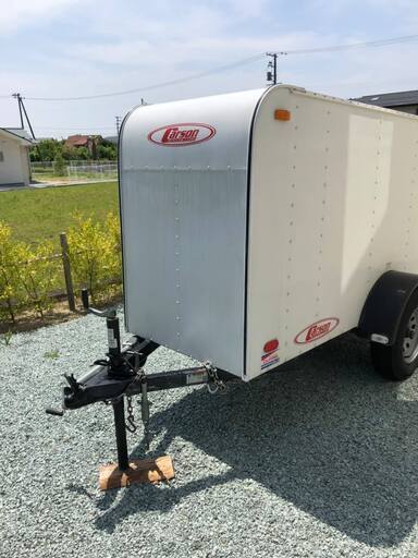 カーゴトレーラー キャンピング バイクトレーラー 荷物運搬 幅1.5ｍ×長 ...