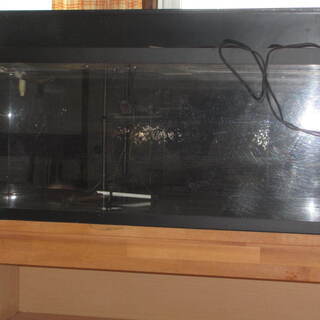 120cm　アクリル水槽　木製台付　サービス品あり