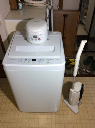 サンヨー洗濯機・炊飯器・無印掃除機