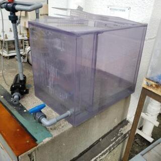 アクリルオーバーフロー水槽値下げします