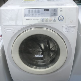 ☆中古 2010年製！ SANYO　AQUA　ドラム式洗濯乾燥機...