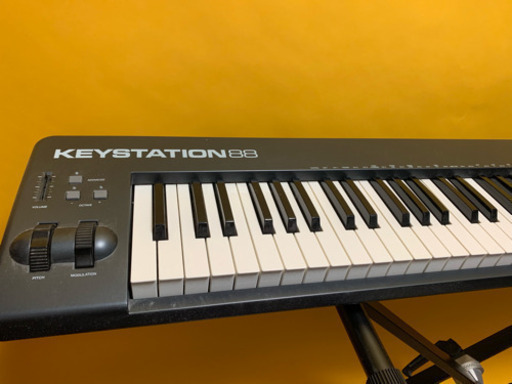 M-AUDIO keystation 88鍵 MIDIキーボード スタンド付き