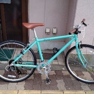 WEEKEND BIKES 26吋クロスバイク アルミ/7speed/ライトグリーン
