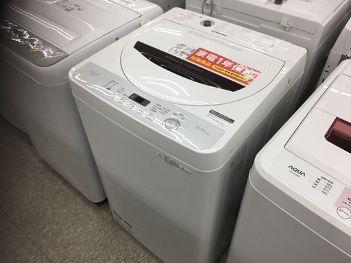 SHARP　全自動洗濯機　ES-GE5B-T