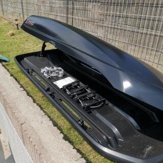 INNO　BRQ124　ルーフボックス　シャドウ124　マットブラック