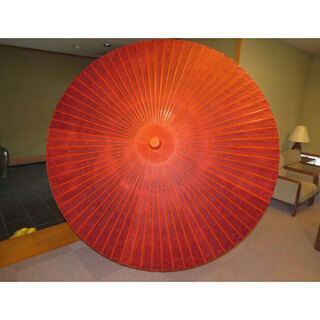 中古 野点傘 野点傘用立台 床几 傘 直径200cm 高さ240cm