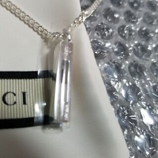 GUCCIシルバーネックレス新作