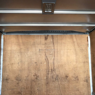 No.284 アルミバン 2ｔ アルミ箱 バイク倉庫 トラックコンテナ コメ保管庫 事務所 diy No.284 アルミバン 2t アルミ箱 バイク倉庫 トラックコンテナ コメ