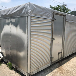 No.288 保冷バン 2t アルミ箱 バイク倉庫 トラックコンテナ コメ保管