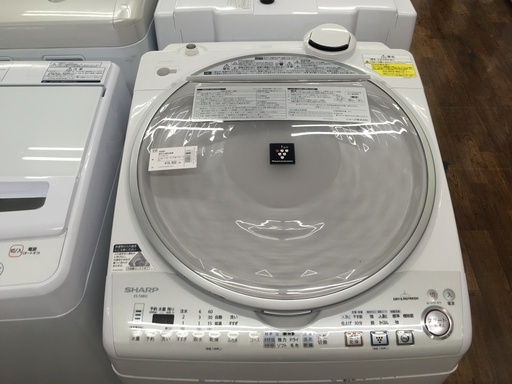 SHARP 8.0kg洗濯乾燥機 2012年製 ES-TX810