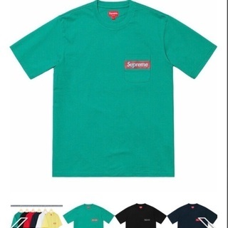 18日まで問い合わせで19〜21日まで札幌手渡し可能！夏色！ シュプリーム Supreme mesh stripe pocket tee  Lサイズ