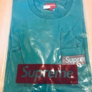 18日まで問い合わせで19〜21日まで札幌手渡し可能！夏色！ シュプリーム Supreme mesh stripe pocket tee  Lサイズ