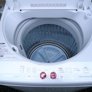 ☆美品☆SHARP 5.5kg 洗濯機【ES-GE55K-B】 ☆シャープ SHARP ES-