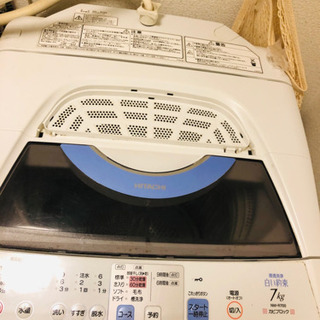 HITACHI 洗濯機差し上げます