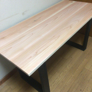 値下げ☆W150サイズ 無垢材を使ったダイニングテーブル 近場お届け可