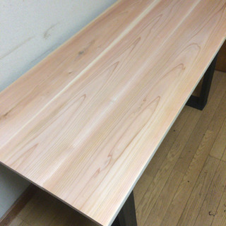 値下げ☆W150サイズ 無垢材を使ったダイニングテーブル 近場お届け可