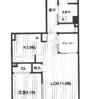 LA・ＰＲＹＬＥ新横浜5階の１ＬＤKのお部屋です。 - 横浜市