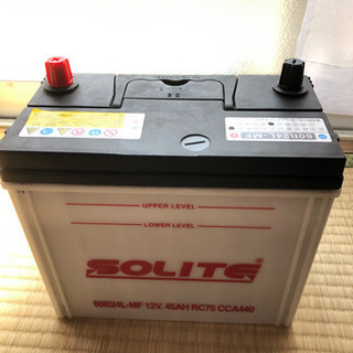 バッテリー 60B24L SOLITE 普通車 ラクティス