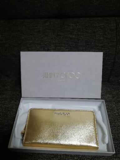 【新品】JIMMY CHOO ゴールド 長財布