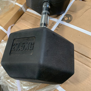 ヘックスラバーダンベル 27.5kg 2個