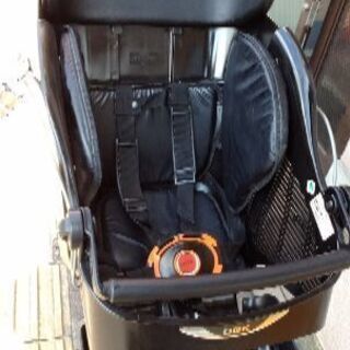 silver ring[belle-mere]22/26吋 子供乗せママチャリ 内装3段/LEDオート/アイボリーxブラック