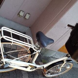 silver ring[belle-mere]22/26吋 子供乗せママチャリ 内装3段/LED 