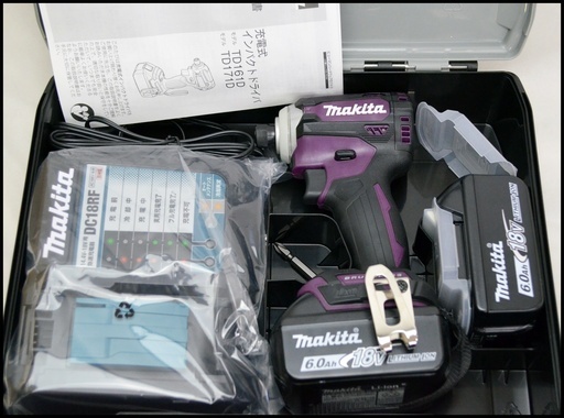 新品 マキタ 18V 6.0Ah TD171DRG AP 紫 オーセンティックパープル