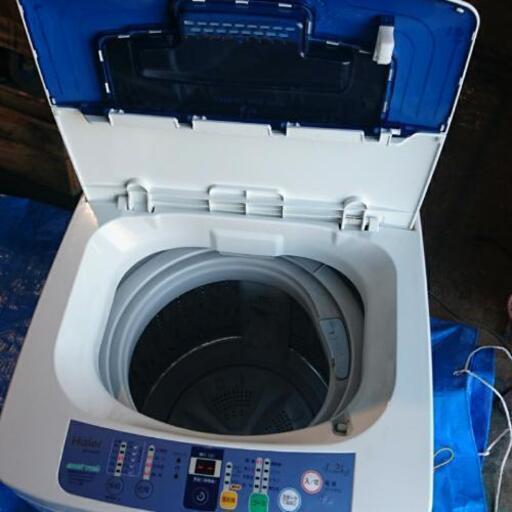 取引中 ☆Haier 全自動洗濯機4.2kg 2014年製☆