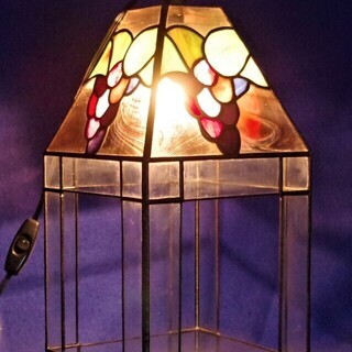 ステンドグラステラリウム　E17照明ソケット付き　　ハンギングライト 