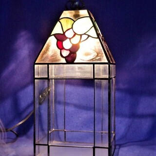 ステンドグラステラリウム　E17照明ソケット付き　　ハンギングライト 