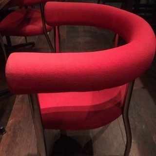 ★お洒落な赤い椅子(1人掛け)★
