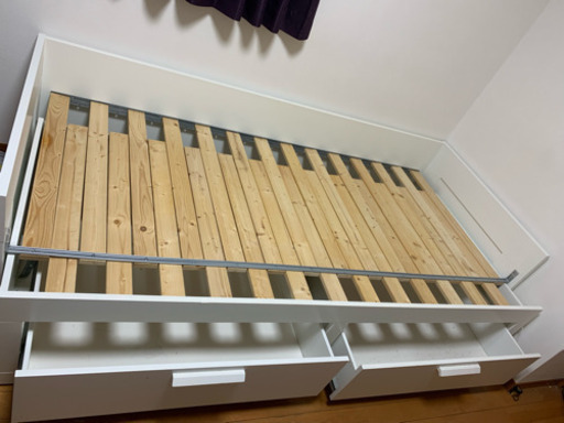 Ikea Brimnes ベッド シングルからセミダブルに増幅可 Y 幡ヶ谷の寝具 その他 の中古あげます 譲ります ジモティーで不用品の処分