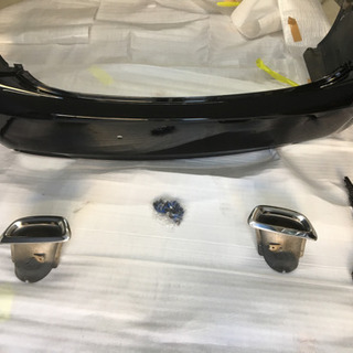 クラウン 200系アスリート リアバンパー 黒202