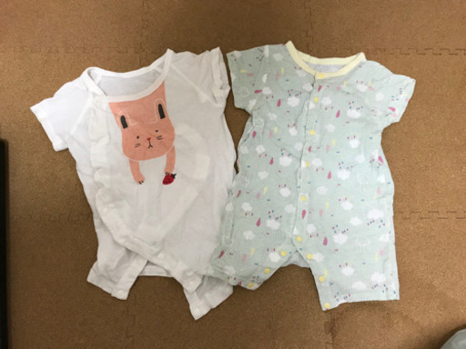 ６０ ７０ｃｍ夏用ロンパースセット女の子2枚セット レッドカレンダー 東松戸の子供用品の中古あげます 譲ります ジモティーで不用品の処分