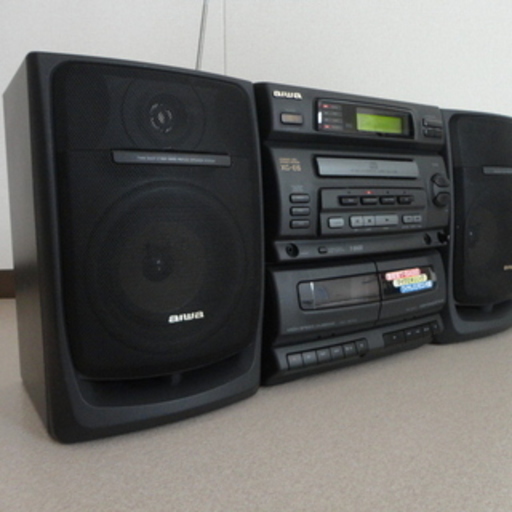 スピカー分離型 Aiwa アイワ Xg E6 Wカセット 録音機能付き ラジオ Fm Am Cd カセットデッキ対応 H H 磯子のオーディオ ラジカセ の中古あげます 譲ります ジモティーで不用品の処分