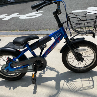 アサヒ自転車　補助輪つき　14インチ 子供用自転車 14インチ Q play Miniby14 3in1 キックバイク 補助輪付き