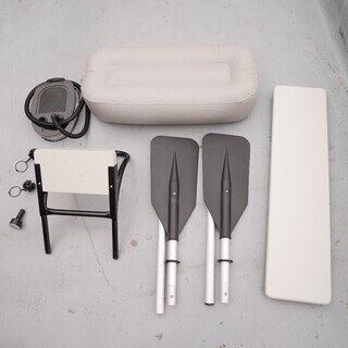 ゴムボート　エレキモーター＆バッテリーつき