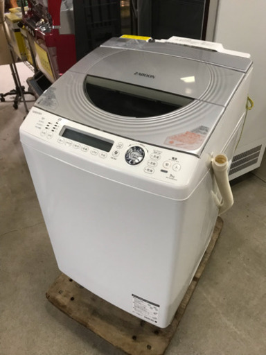 希少9.0kg洗い！キズありのため激安です！ 東芝 全自動電気洗濯乾燥機 AW-90SVM