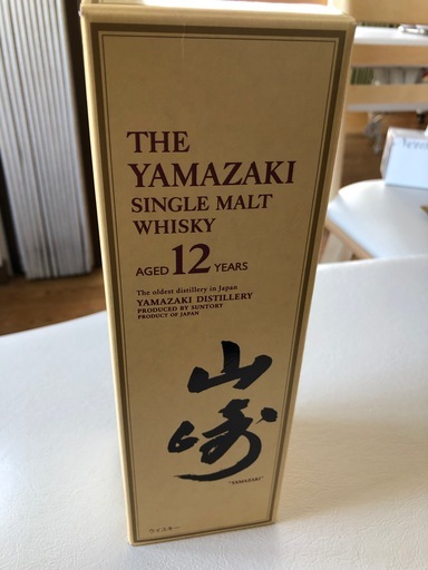 サントリー ウイスキー 山崎 12年 新品 未開封 Single Malt Whisky 12year