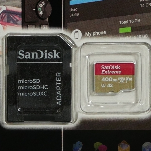 サンディスク SanDisk 400GB micro SDXC カード　UHS スピードクラス：３ 超高速 160MB/s 90MB/s 　Application Performance Class 2(A2) サンディスク SanDisk 400GB micro SDXC カード UHS スピードクラス
