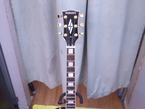 バスカーズ レスポール エレキギター BLC300 BLK ソフトケース付【モノ