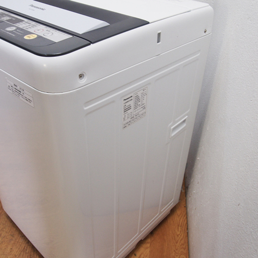 配達設置無料！Panasonic 5.0kg 洗濯機 一人暮らしなどに最適 FS08