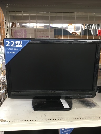 お買い得！TOSHIBA(2008年製)22インチ液晶テレビ【トレジャーファクトリー入間店】