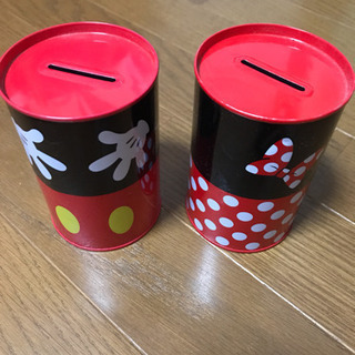 ミッキー ミニー ダイソー 貯金箱