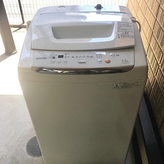 TOSHIBA【全自動洗濯機】4.2kg 2012年製