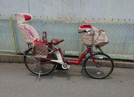 整備済み‼️前後子供のせ付き電動自転車