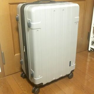 旅行用スーツケース☆グレー☆一回だけ使用 