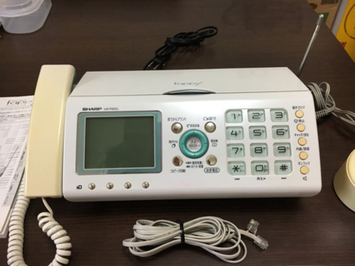【取引中】SHARP  電話機FAX.子機1台