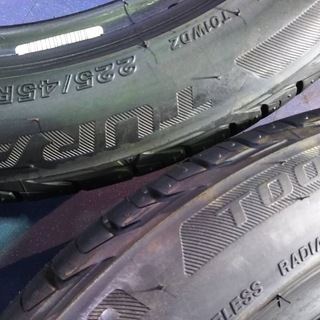 225/45R17 夏4本【2018年 新車外し】富山BS ブリヂストン トランザ