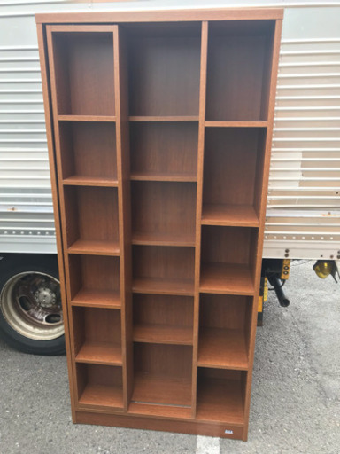 ハイタイプ✿便利なスライド式本棚 書棚 大量収納 日本製 MOCO